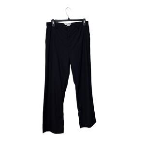 Dolce & Gabbana Black Wool Straight Trouser Pants Size 42